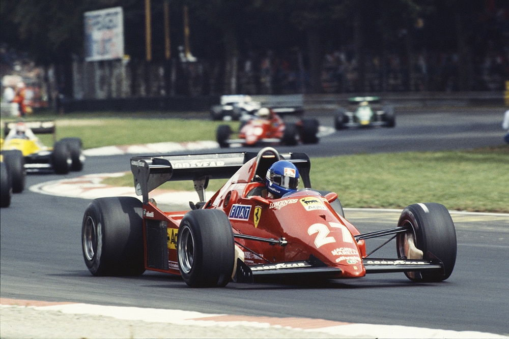 Patrick Tambay in his Ferrari 126C3.