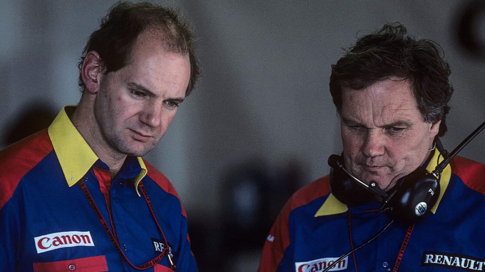 Adrian Newey Patrick Head Williams 1992