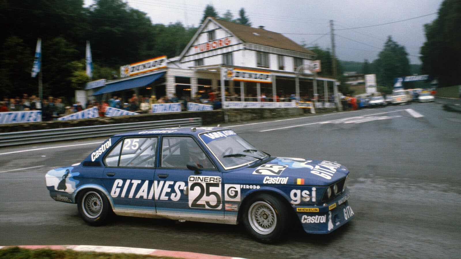 BMW 530i of Bell Trintignant Hoephner and Cudini in 1981 Spa 24 Hours