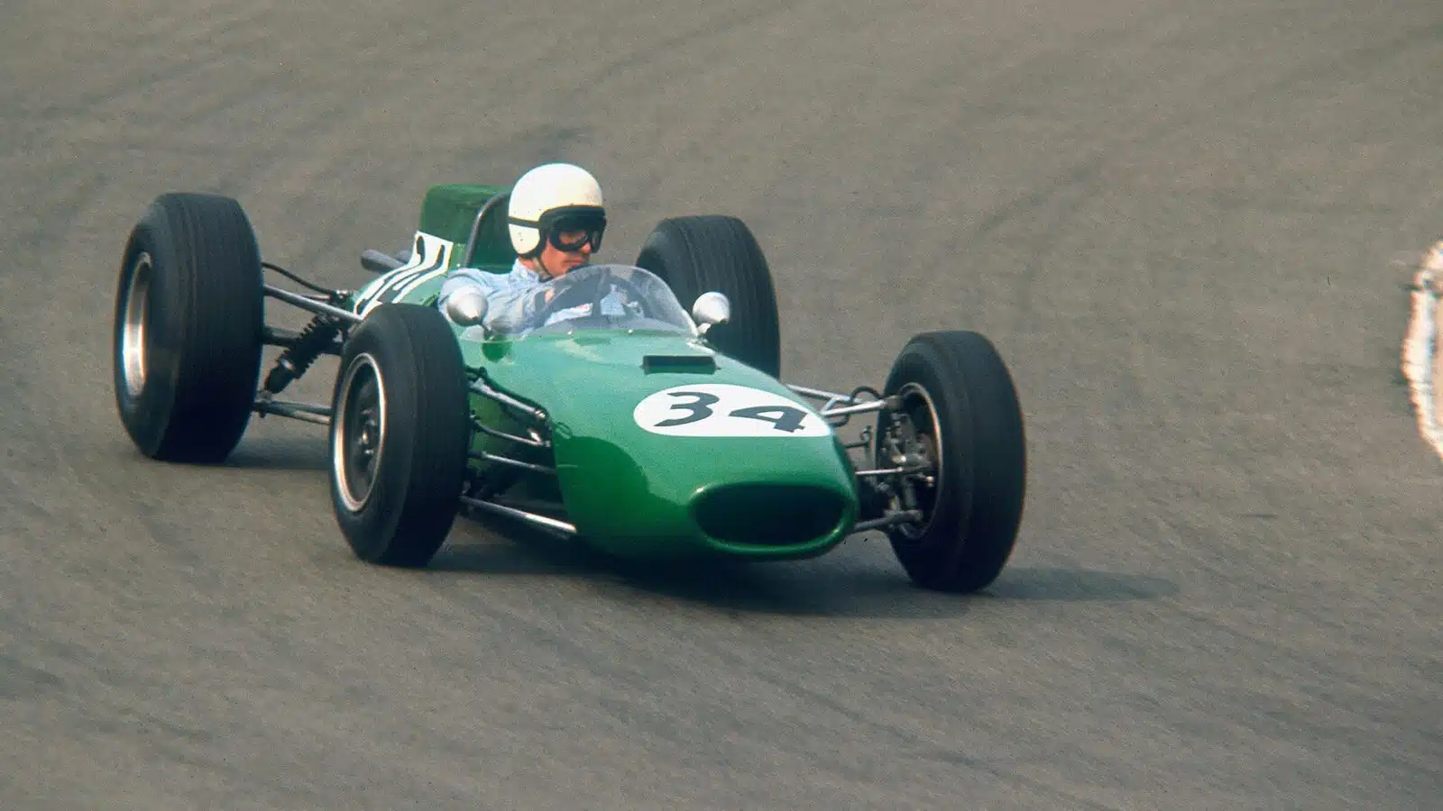 Brabham Climax of Bob Anderson at 1964 Dutch Grand Prix at Zandvoort