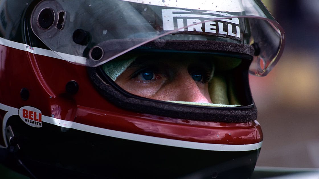 Teo Fabi, Toleman-Hart TG185, Grand Prix of Great Britain, Silverstone Circuit, 21 July 1985. (Photo by Paul-Henri Cahier/Getty Images)