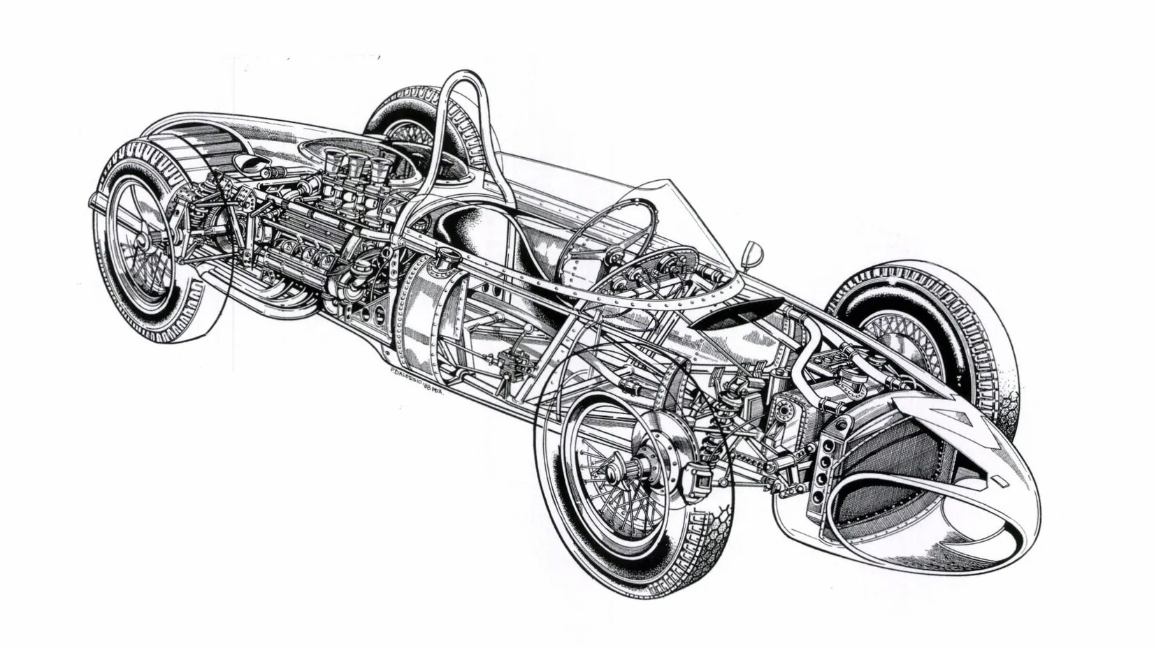 Ferrari Sharknose illusrration