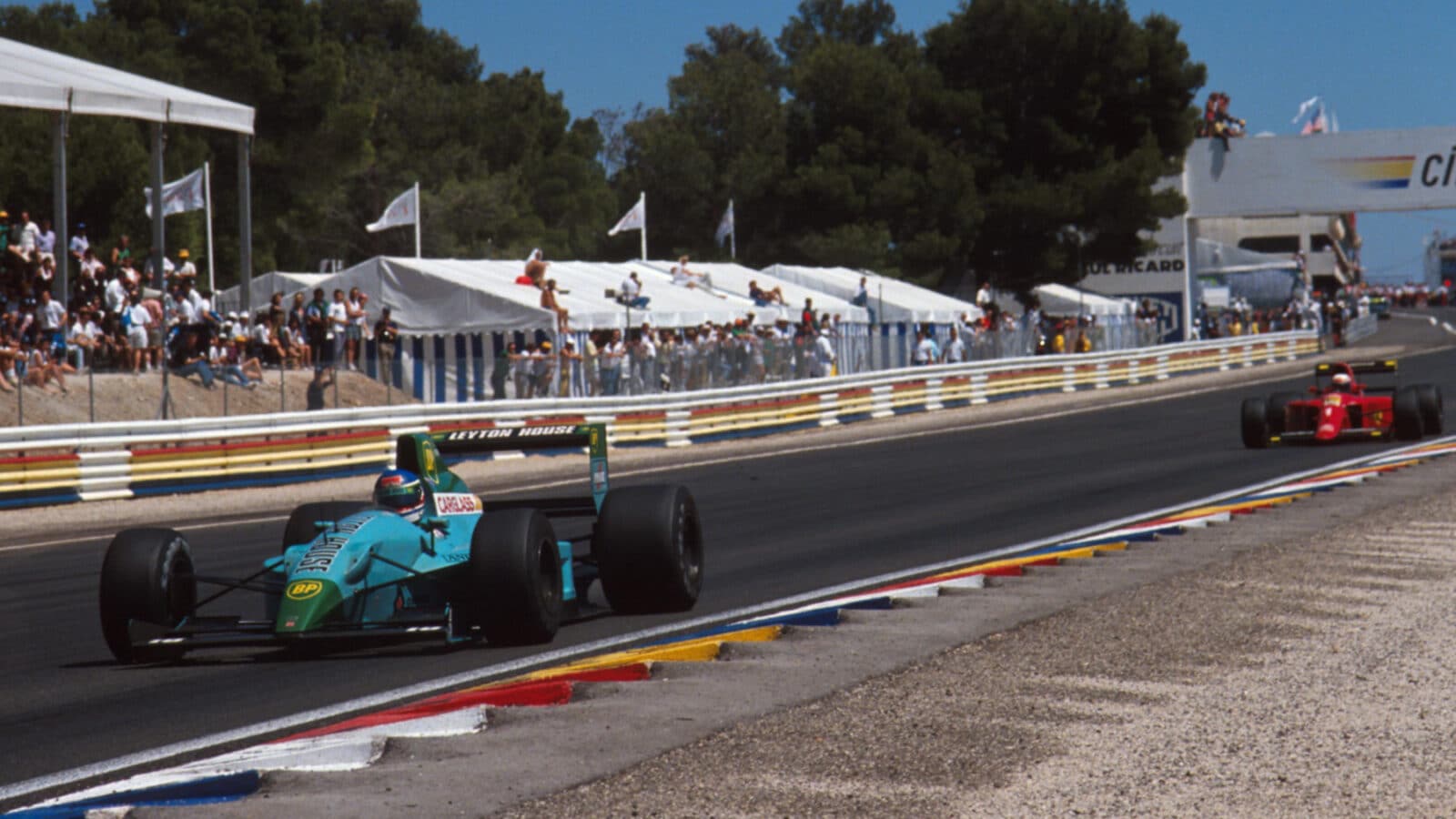 Ivan Capelli, Leyton House CG901, French GP