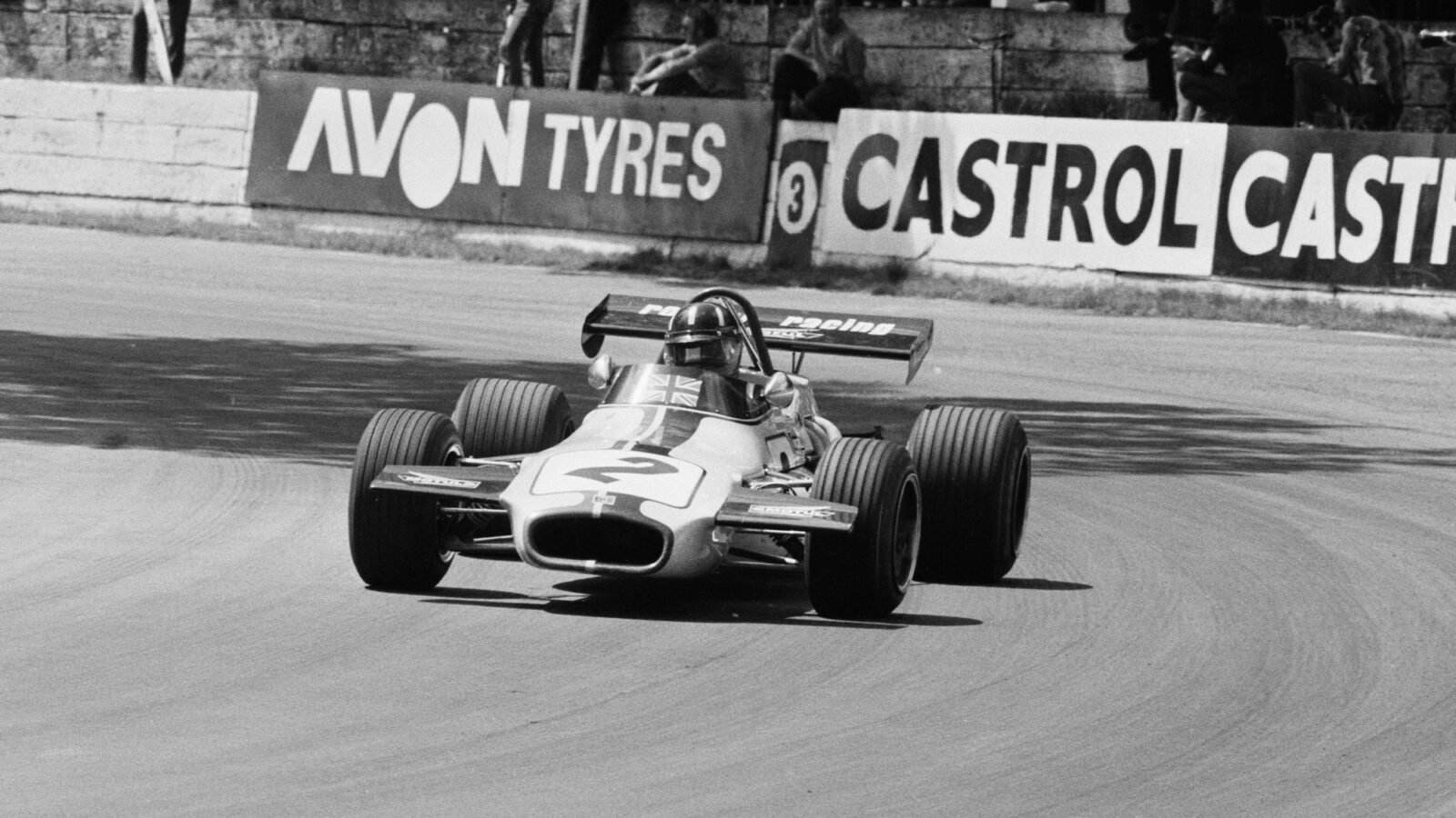 Graham Hill with Rondel Racing car races at Crystal Palace in 1971