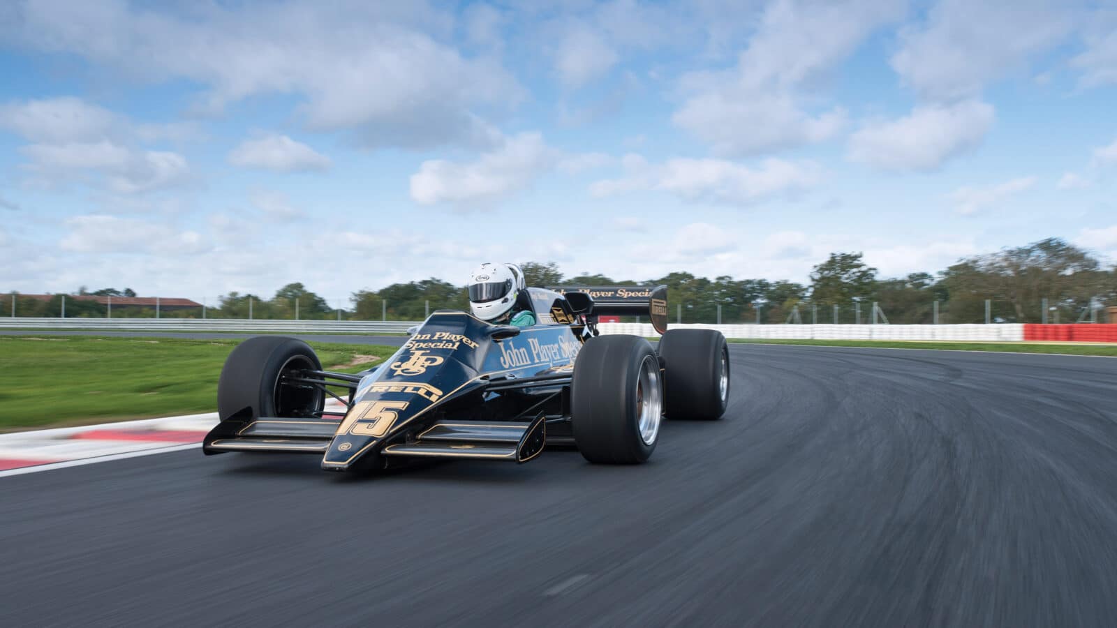Lotus 92 F1 car on track