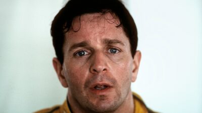 Martin Brundle portrait at the 1992 F1 British Grand Prix