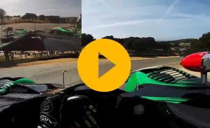 On-board at Laguna Seca