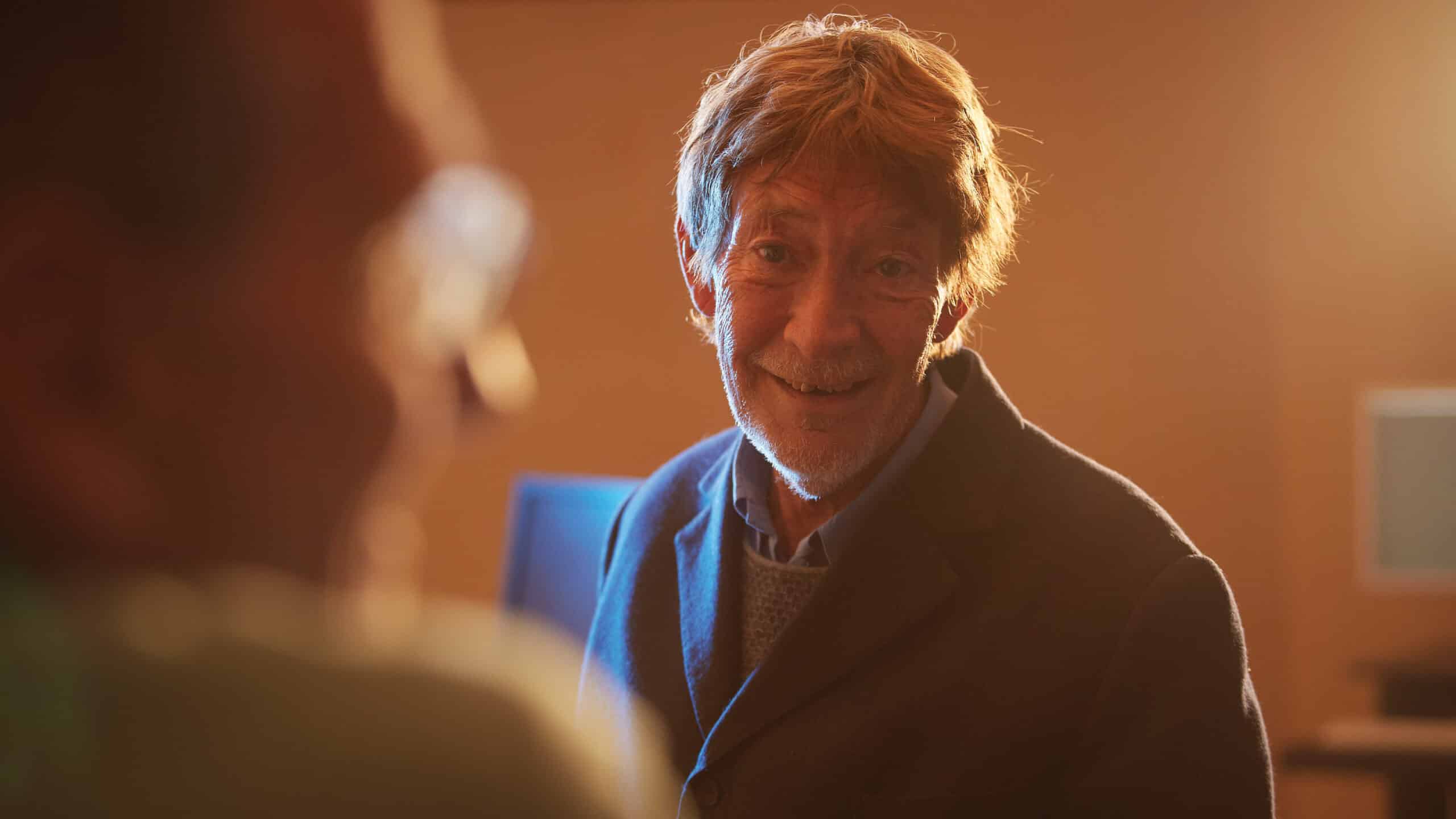 Chris Rea talking to Simon Taylor