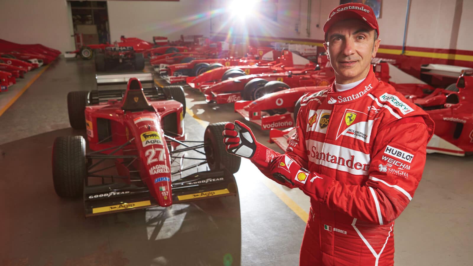 Andrea Bertolini test driver Ferrari. 5