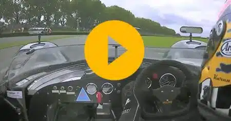 Watch Karun Chandhok set the fastest lap at the Goodwood Revival