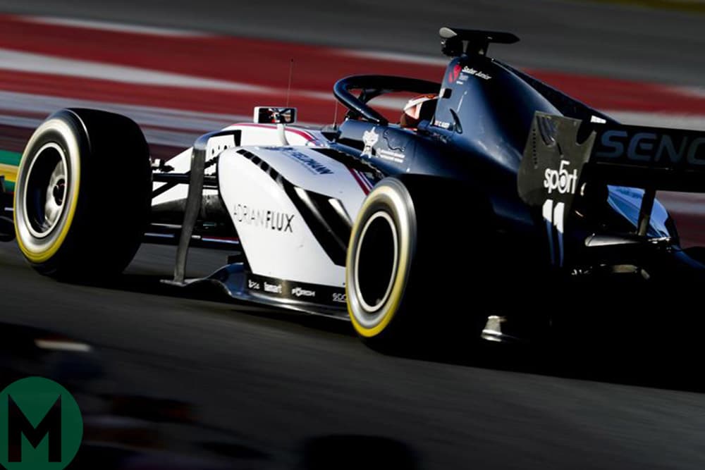 Carlin 2019 Formula 2 test