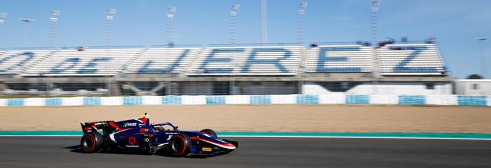 Carlin Matsushita F2 testing