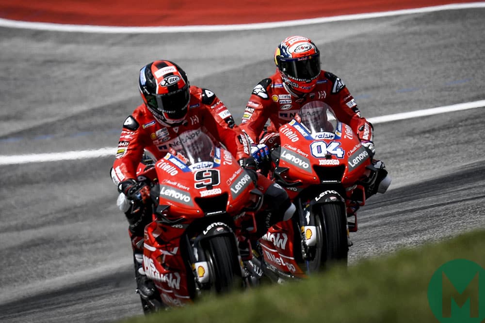 Andrea Dovizioso Danilo Petrucci Ducati MotoGP COTA 2019