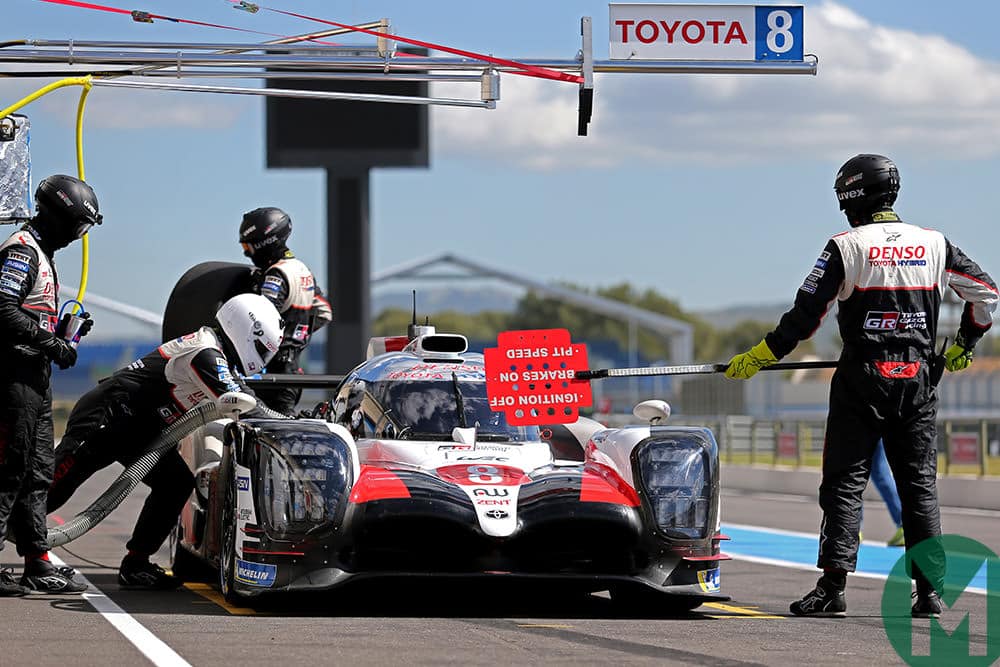 Toyota 2019 WEC test