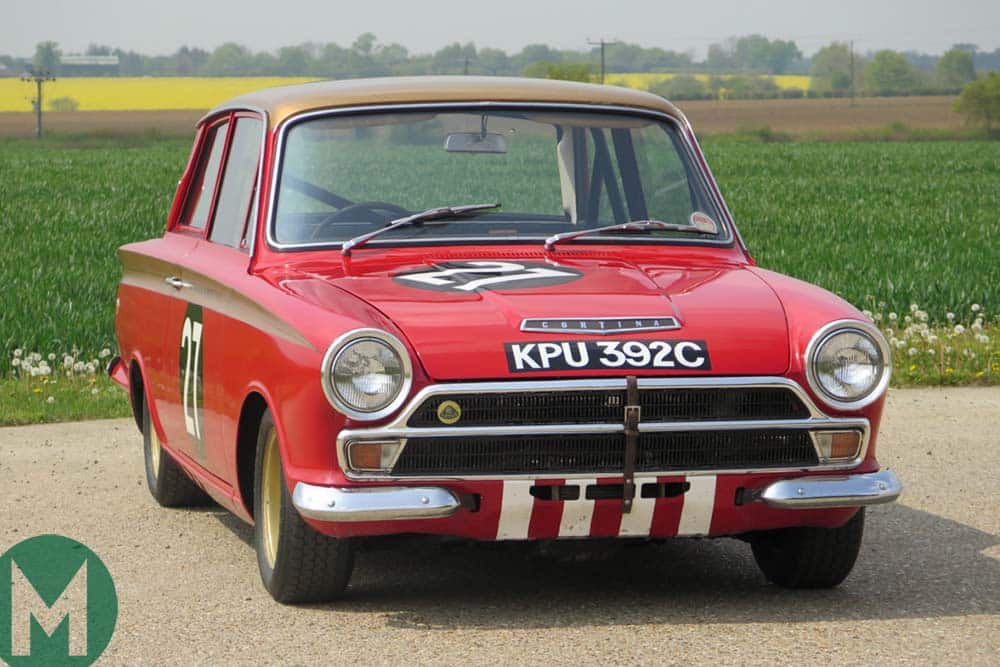 Sir John Whitmore 1965 Ford Lotus Cortina