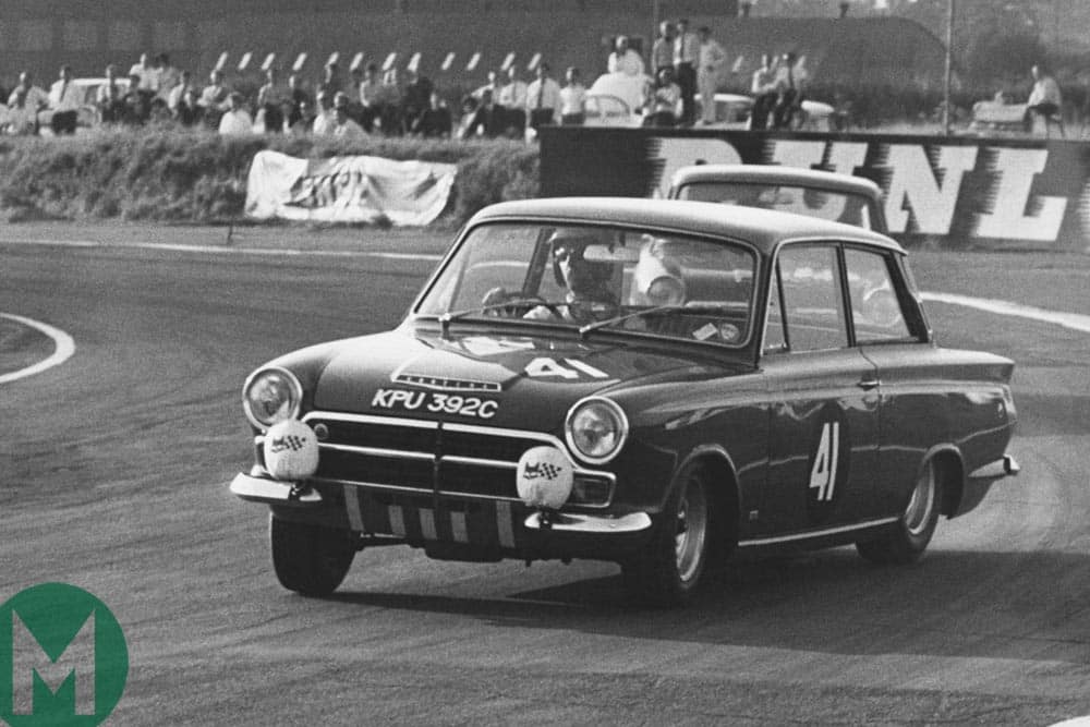 1965 European Touring Car Championship Sir John Whitmore's Ford Lotus Cortina