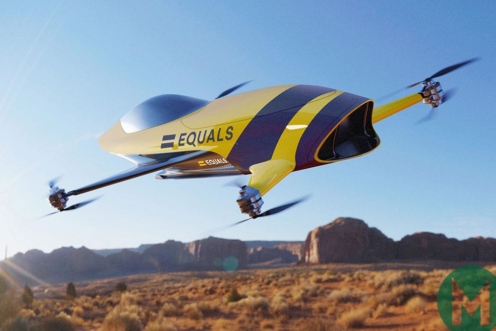 Airspeeder graphic from 2019 Goodwood Festival of Speed