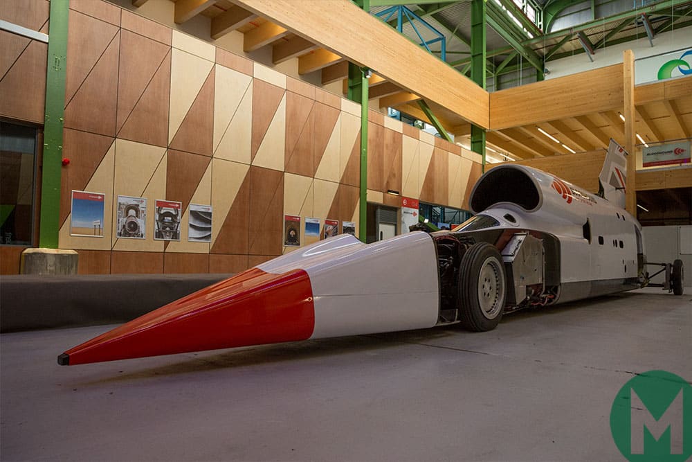 Bloodhound LSR on display