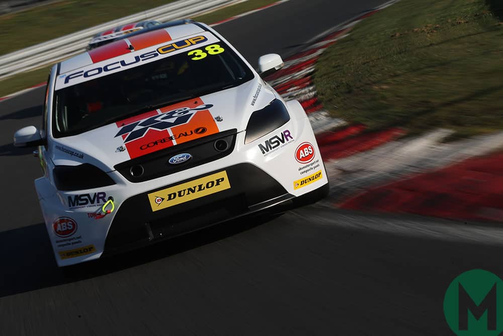 2019 Ford Focus Cup car cornering