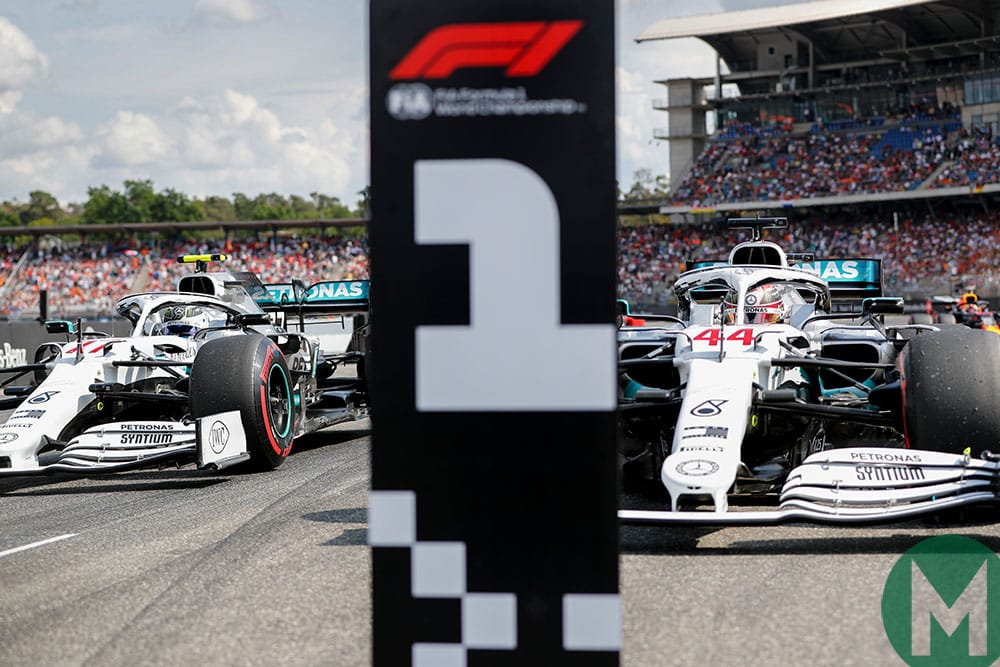 Lewis Hamilton Valtteri Bottas Mercedes 2019 German GP