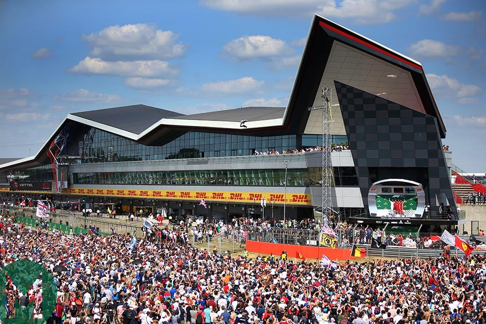 Silverstone podium ceremony