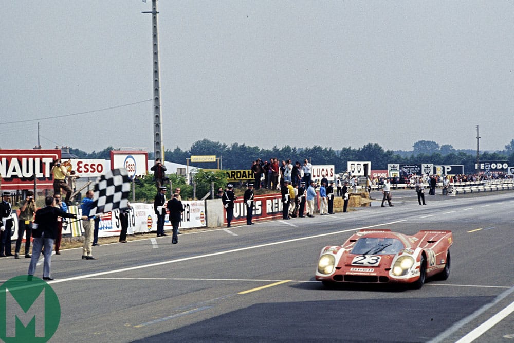 Porsche takes victory at Le Mans for the first time in 1970