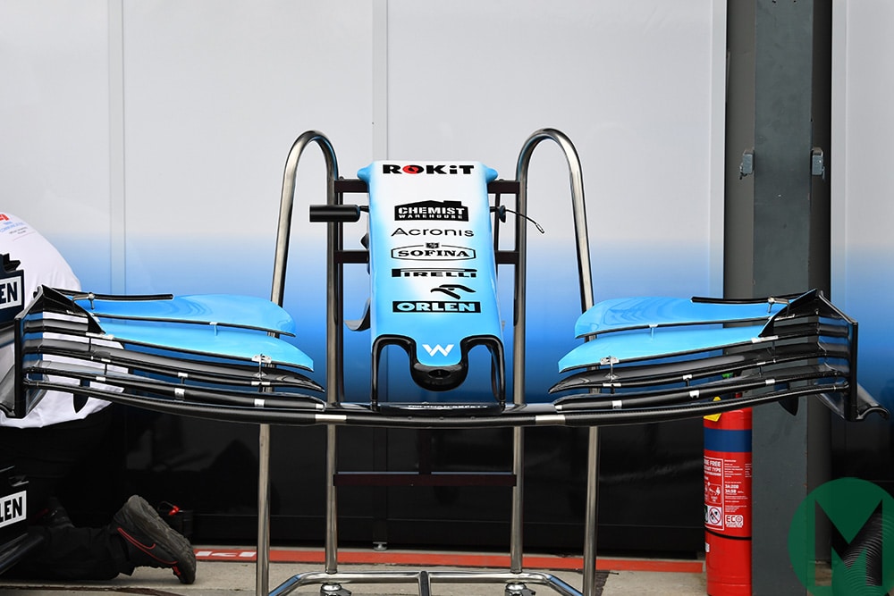 2019 Williams F1 nose