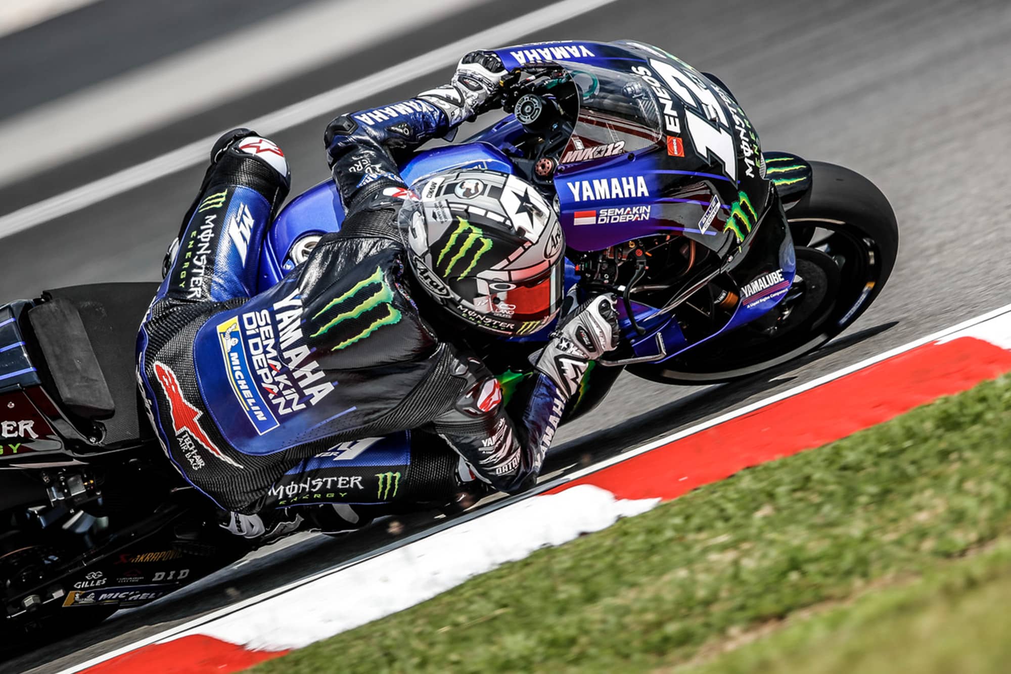 Maverick Vinales at Sepang during the 2019 MotoGP Malaysian race