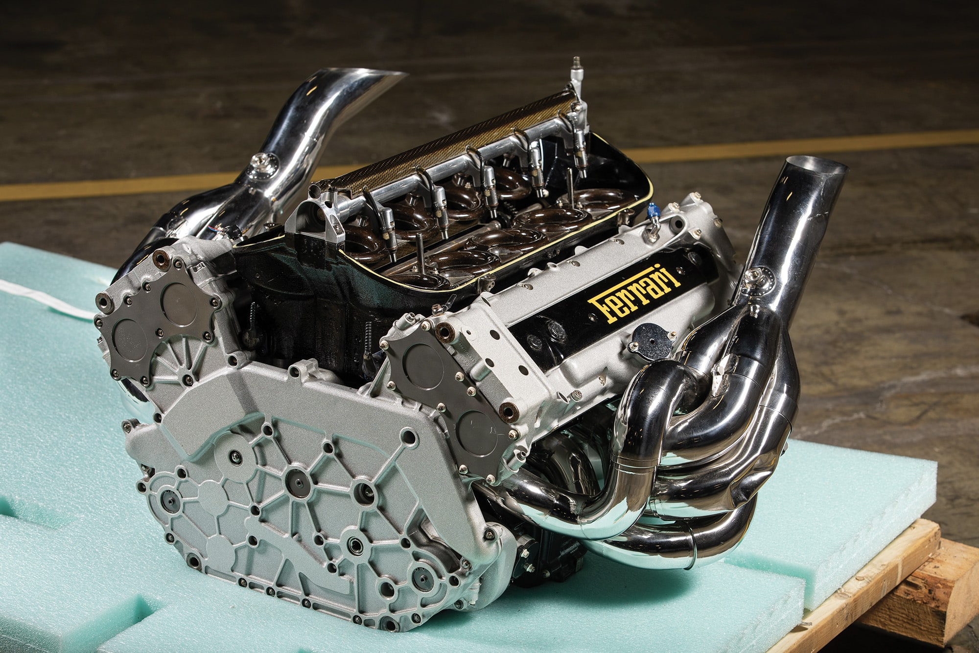 Ferrari F2002 engine sold for ,600 in a December 2019 auction