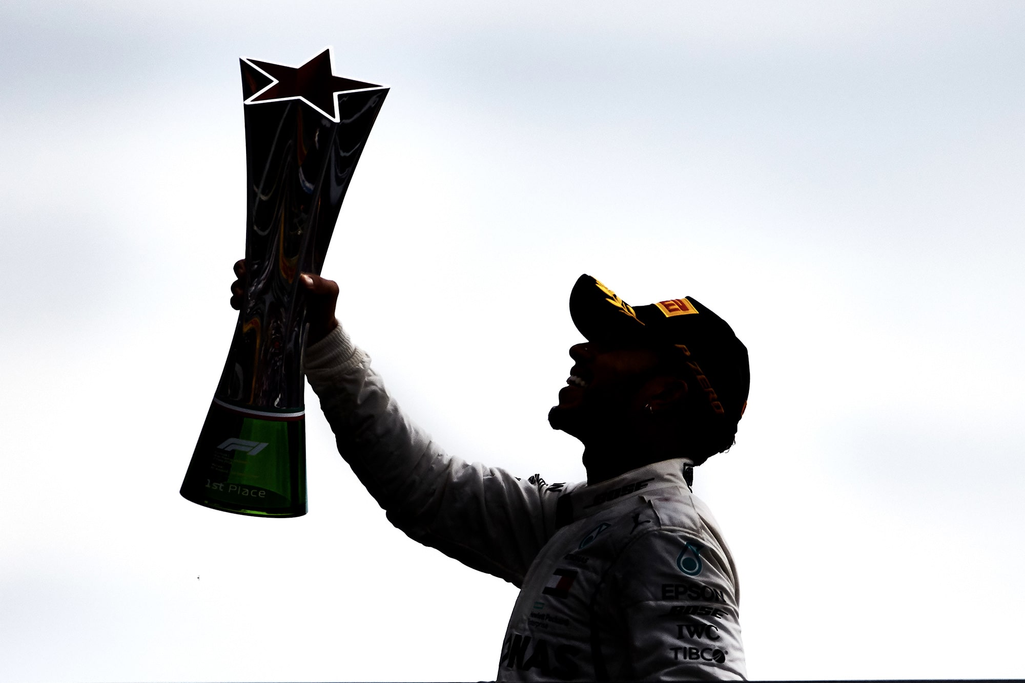Lewis Hamilton silhouette