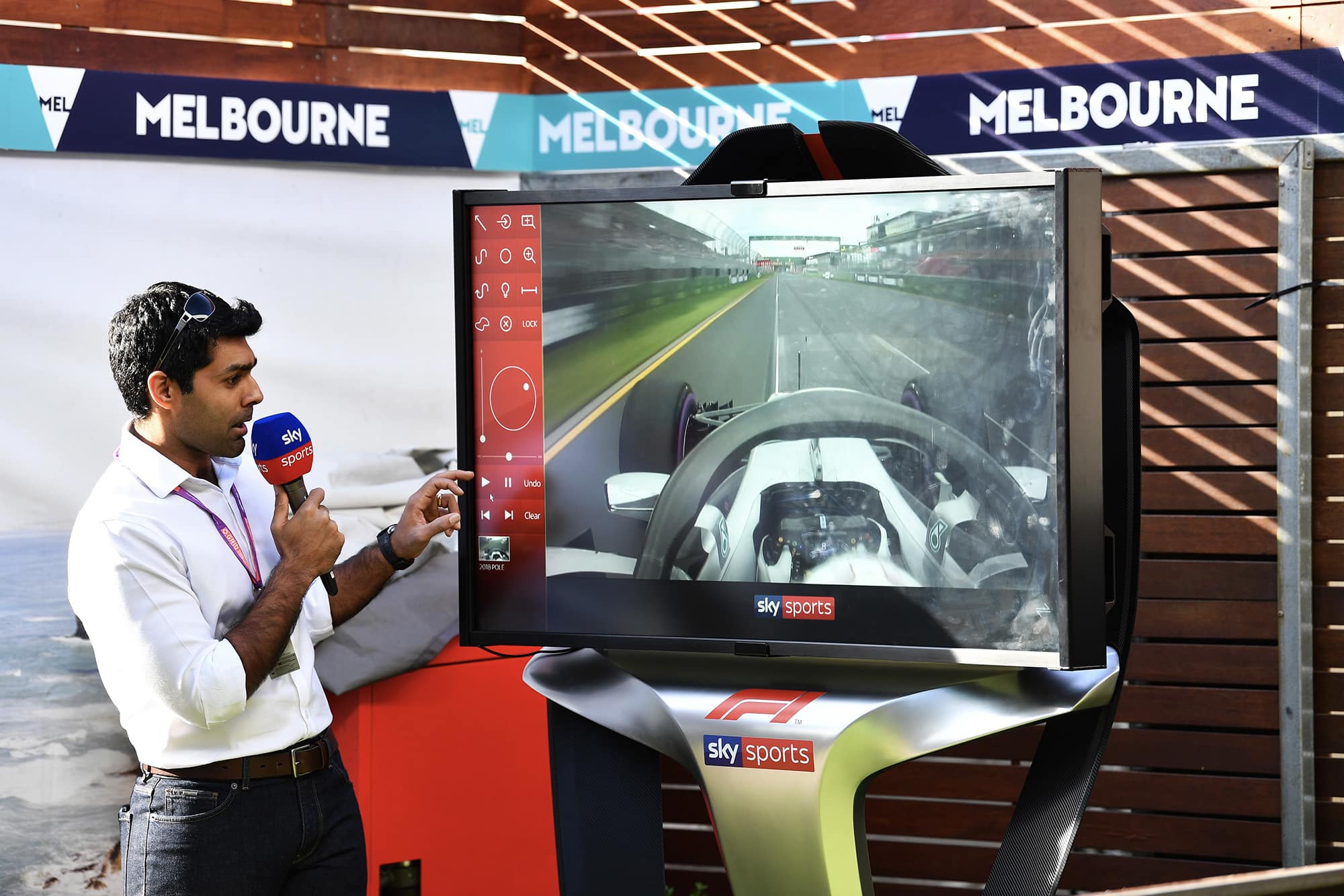 Karun Chandhok at the SkyPad