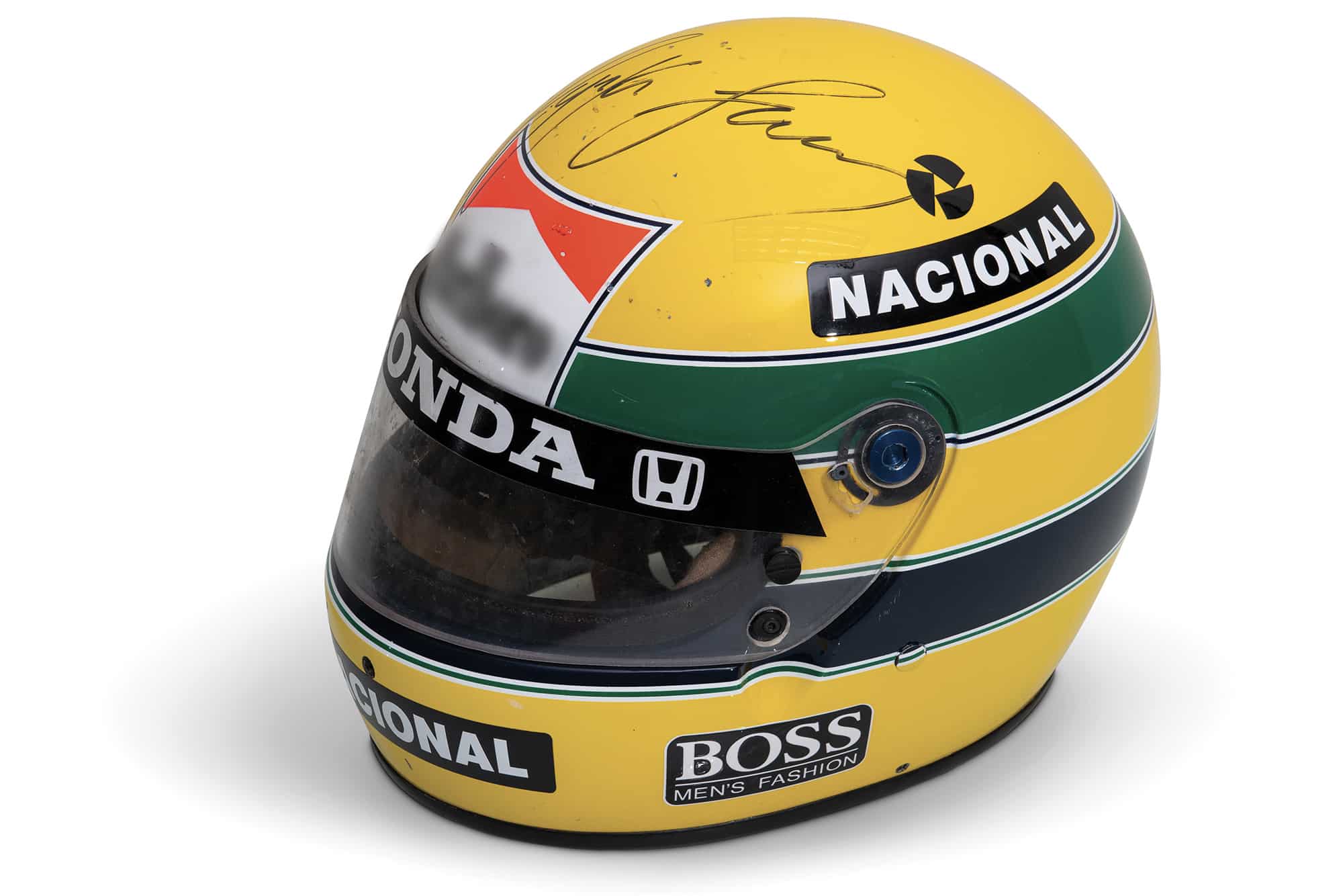 1988 Ayrton Senna helmet sold for 2,000 auction in December 2019