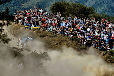 Dust flying in the 2017 Rally Argentina