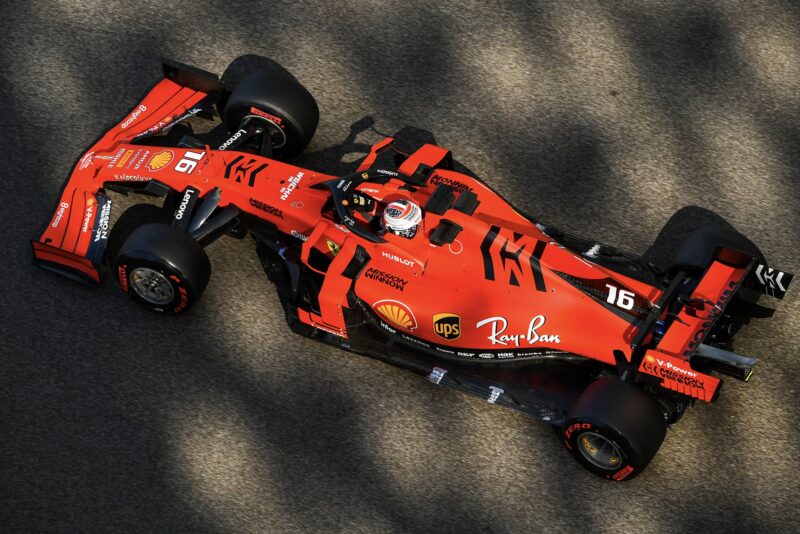 Charles Leclerc Ferrari 2019 Abu Dhabi