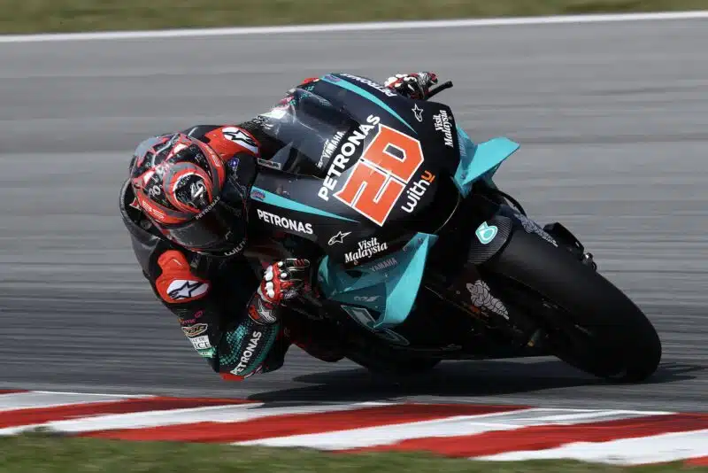 Fabio Quartararo in 2020 pre-season MotoGP testing at Sepang