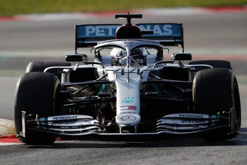 Lewis Hamilton preseason testing 2002 head on
