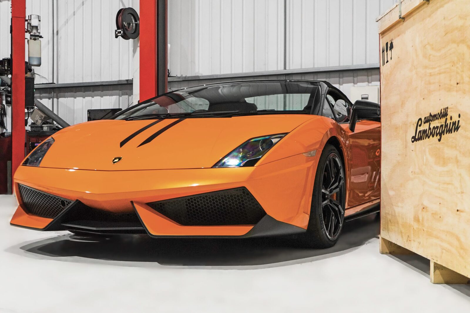 Orange Lamborghini Gallardo