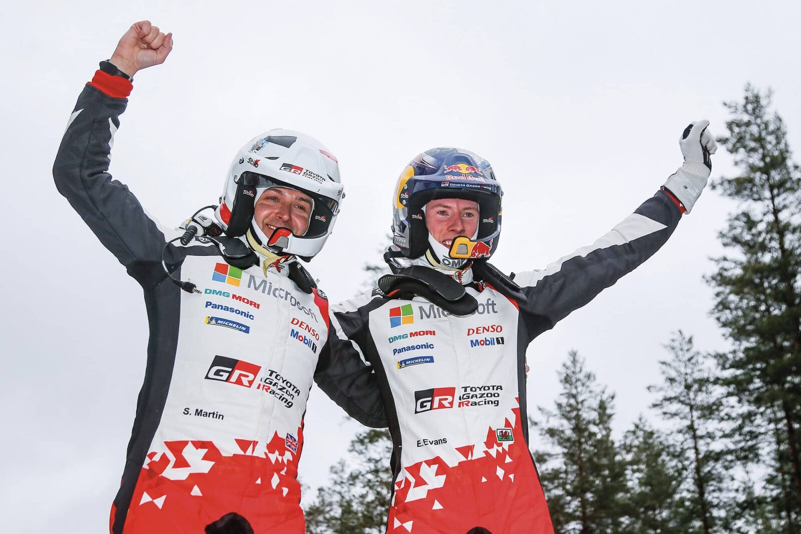 Toyota Evans win WRC rally