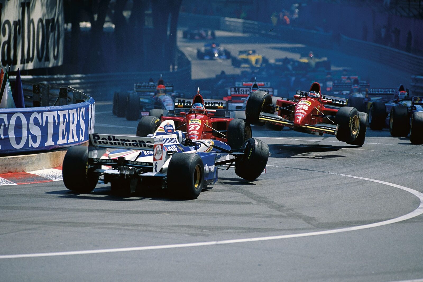 Monaco F1 start crash 1995