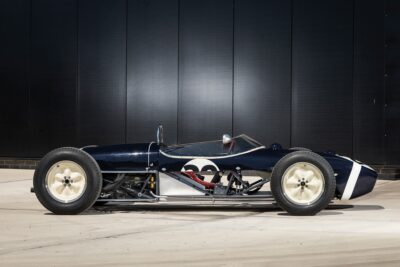 1961 Stirling Moss Monaco winning Lotus 18 side