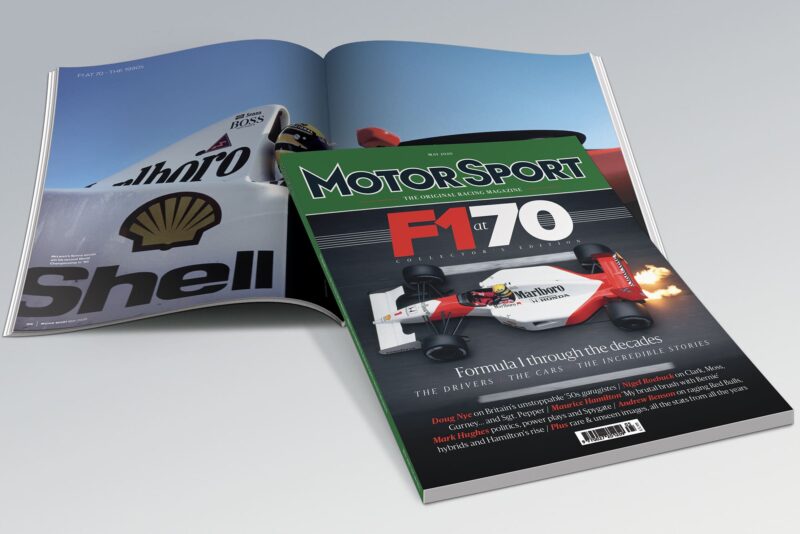 f1 70 cover and spread