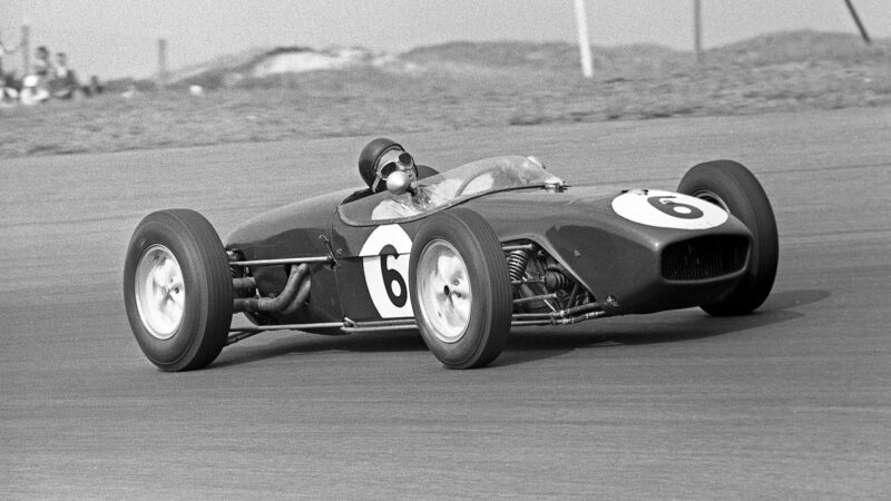 Jim Clark in his F1 Grand Prix debut at Zandvoort for the 1960 Dutch Grand Prix