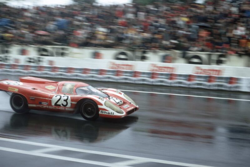 Attwood Herrmann Porsche 917 in the 1970 Le Mans 24 Hours
