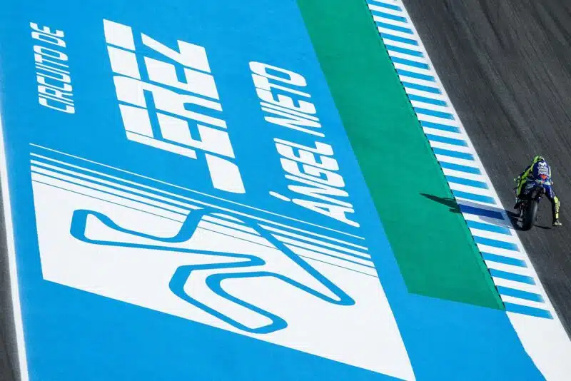 Jerez track sign