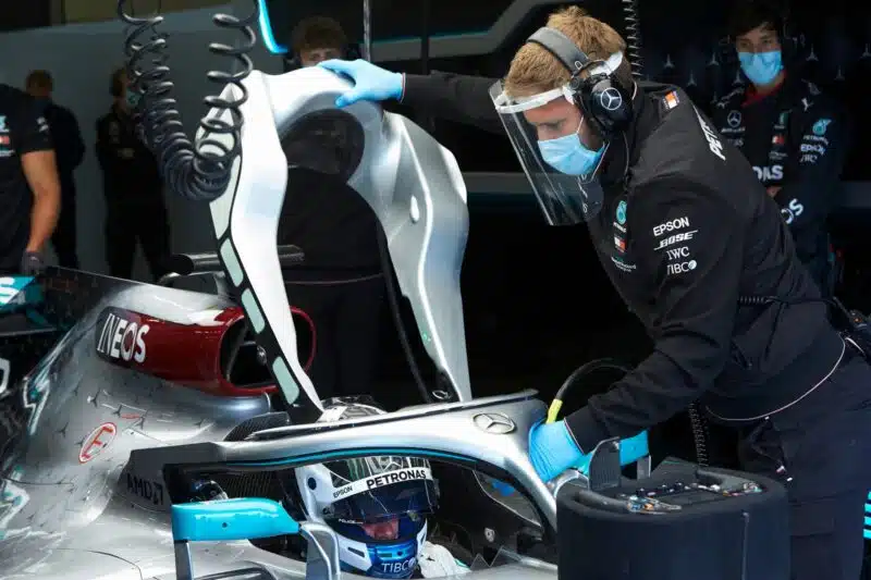 Valtteri Bottas testing, Silverstone 2020