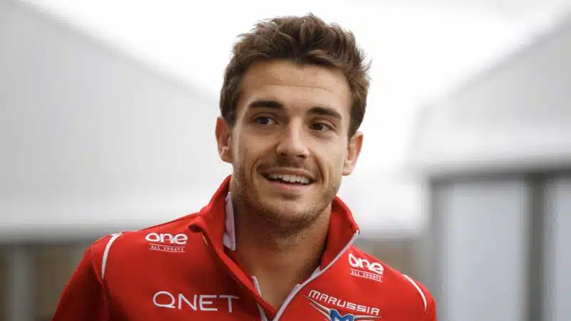 Jules Bianchi in 2014 ahead of the Formula 1 Japanese Grand Prix at Suzuka