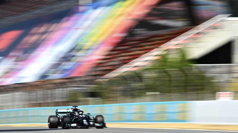 Lewis Hamilton during qualifying for the 2012 F1 Spanish Grand Prix