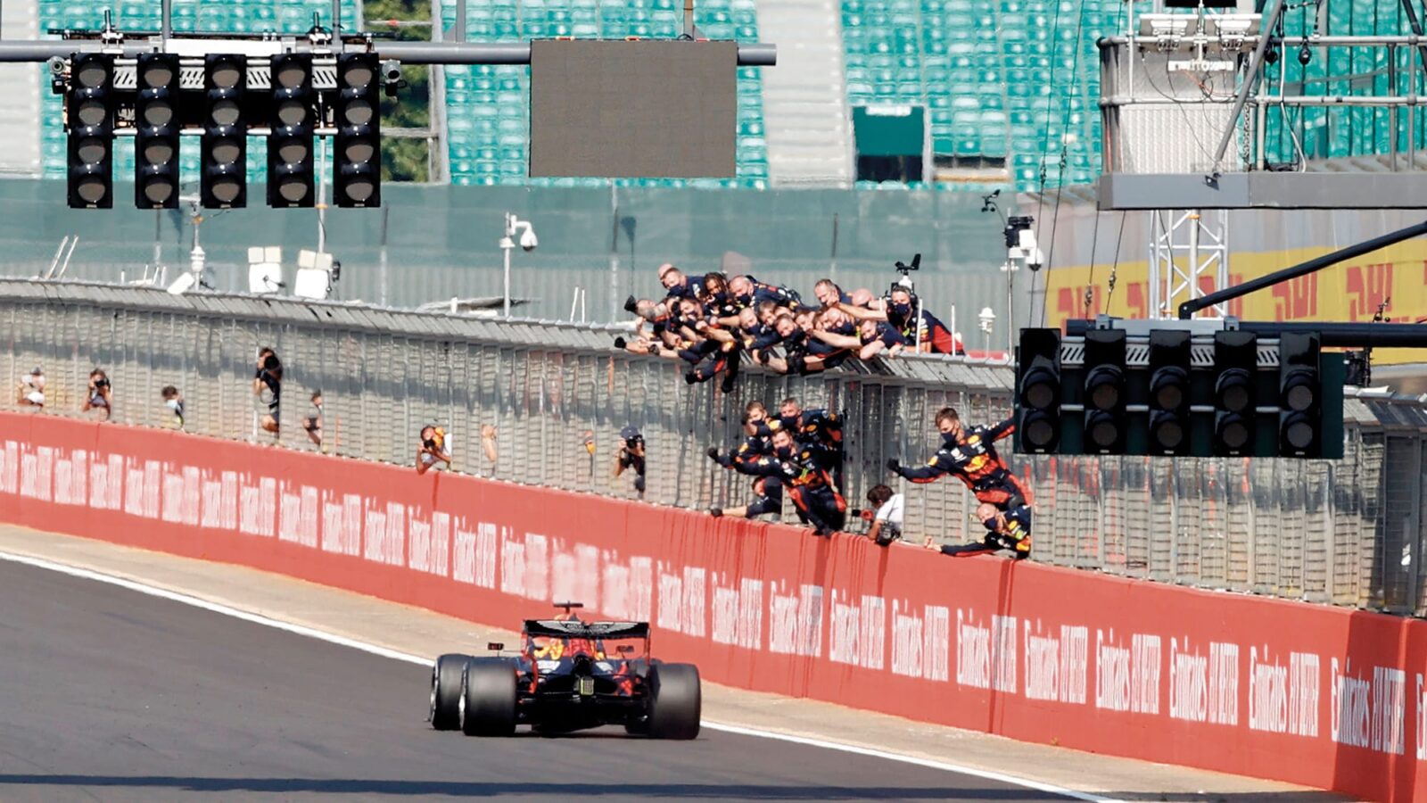 Max Verstappen wins the F1 70th anniversary Grand Prx at Silverstone