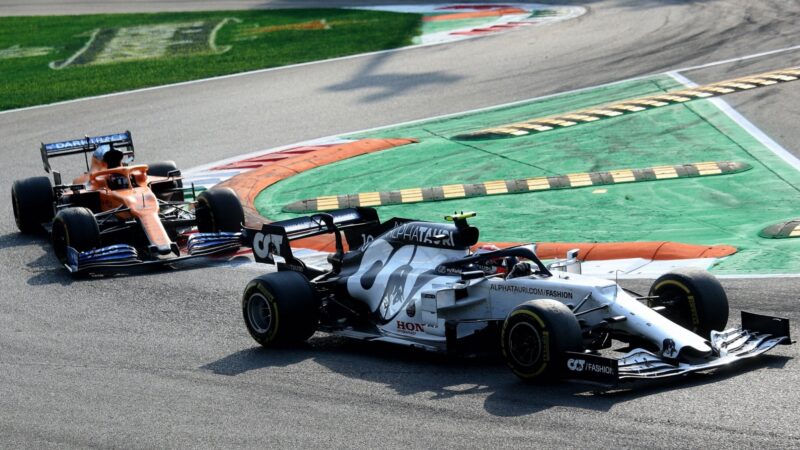 Pierre Gasly, Carlos Sainz, 2020 Italian GP