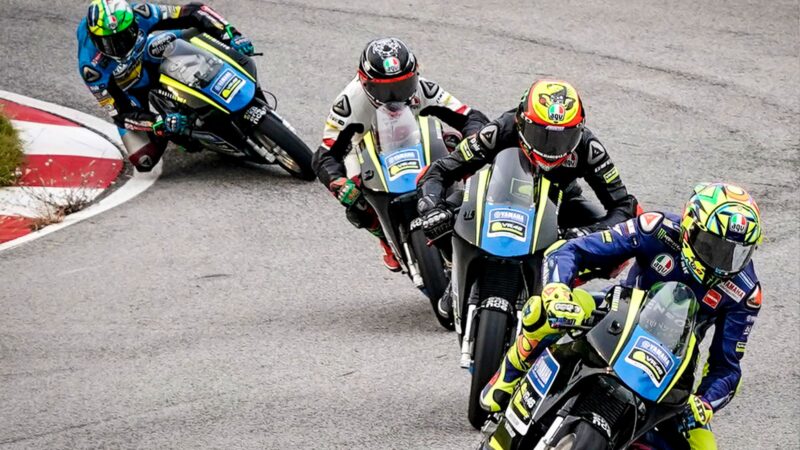 Rossi, Bezzecchi, Nico Antonelli and Morbidelli